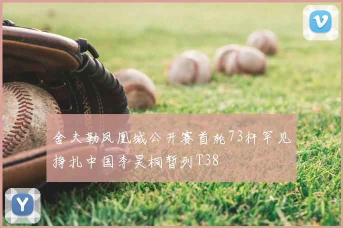 舍夫勒凤凰城公开赛首轮73杆罕见挣扎中国李昊桐暂列T38